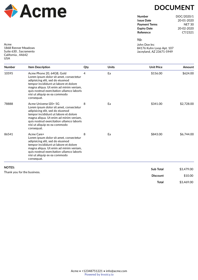 Receipt Template 📃 Free Invoice Generator