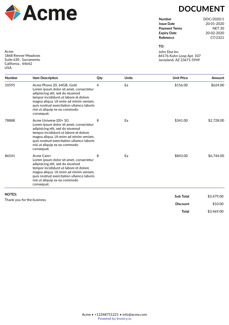 Receipt Template  📃 Free Invoice Generator